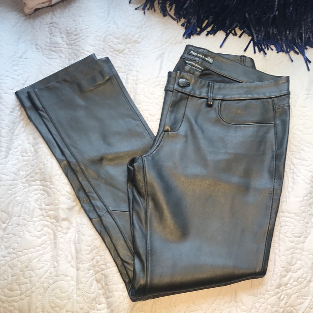 Paige leather pants